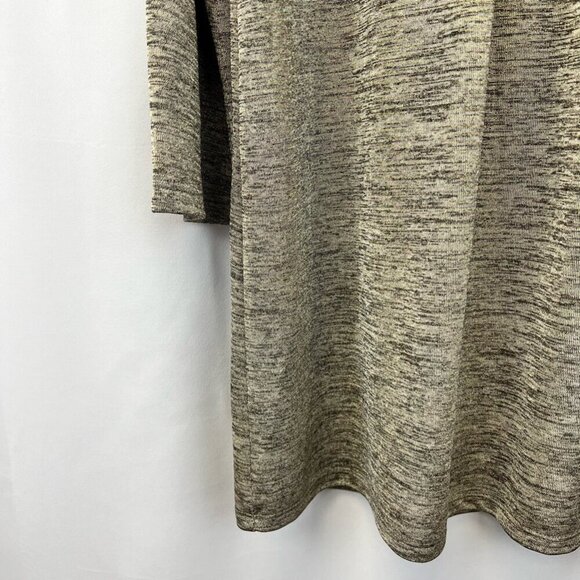 One World Womens Tunic Sweater Multicolor Heathered Stretch Long Sleeve Large - Picture 8 of 10